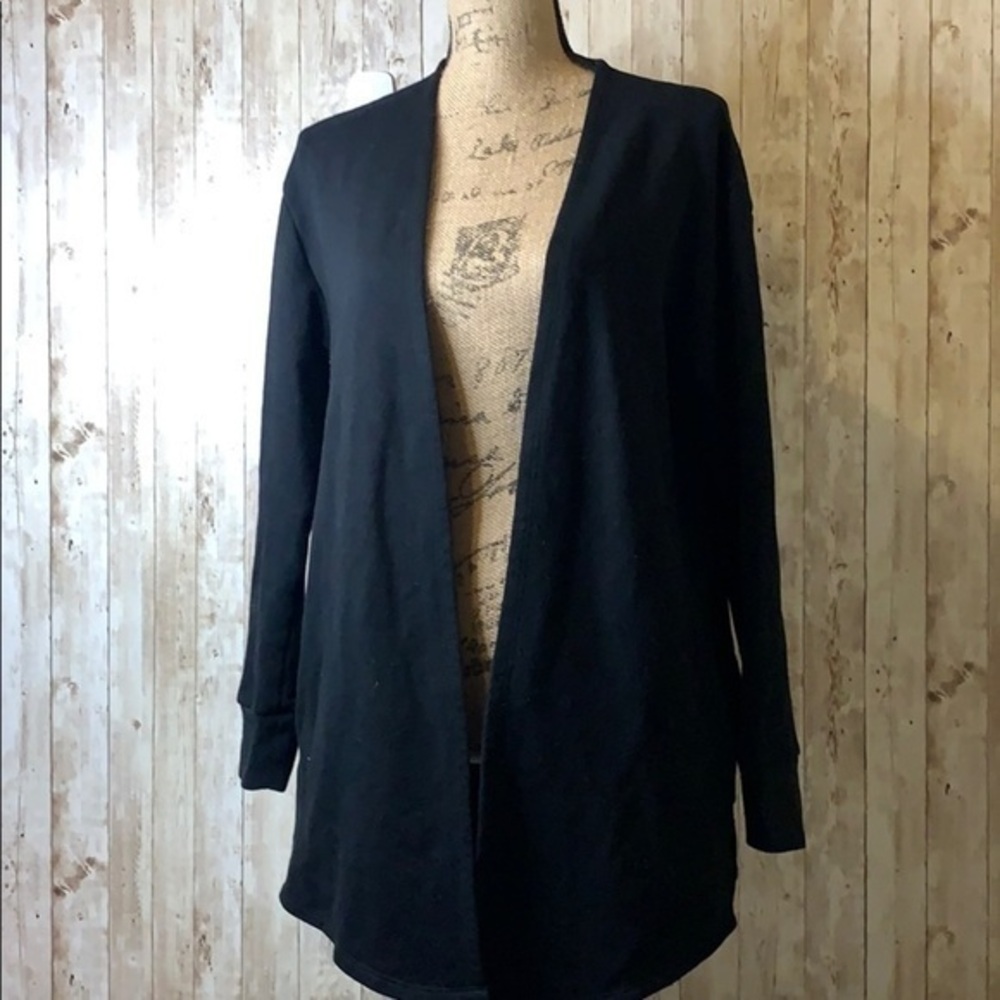 Victoria’s Sport Black Soft Open Front Cardigan